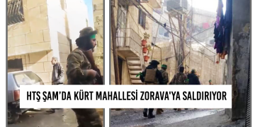 HTŞ Şam’da Kürt Mahallesi Zorava’ya saldırıyor
