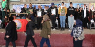 Halep’te halk Şehit Fîras ile Şehit Baran’ı andı