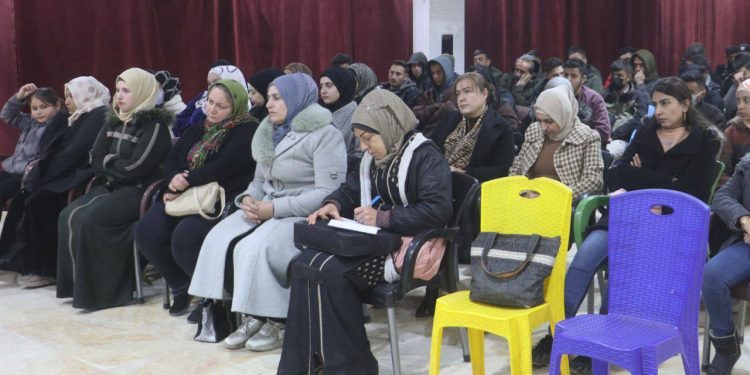 Devrimci Gençlik Hareketi Tabka’da toplantı gerçekleştirdi