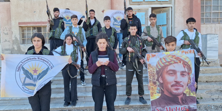 Qamişlo’da Şehit Metin Hogir adına öz savunma taburu oluşturuldu