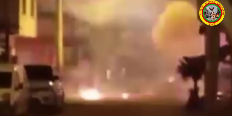 Elîh’de zırhlı araçlara yönelik eylemi MAK milisleri üstlendi