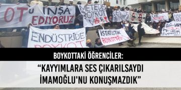 Boykottaki öğrenciler: Boykot devam etmesi çok önemli