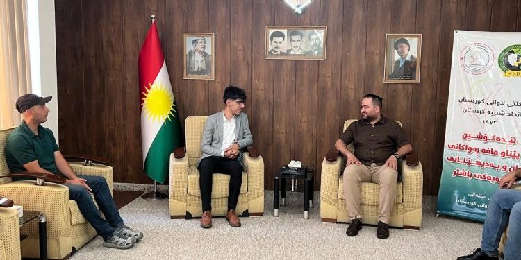 Ortadoğu Gençlik Koordinasyonu heyeti Güney Kürdistan’daki Görüşmelerine Devam Ediyor
