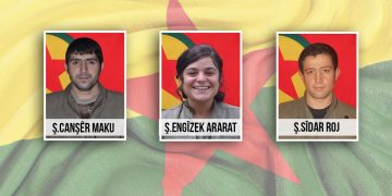 HPG-BİM 3 özgürlük gerillasını andı