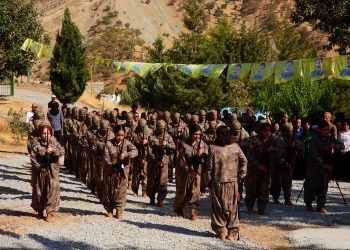 Şehit Çiya ve Beritan için düzenlenen gerilla töreninin görüntüleri paylaşıldı