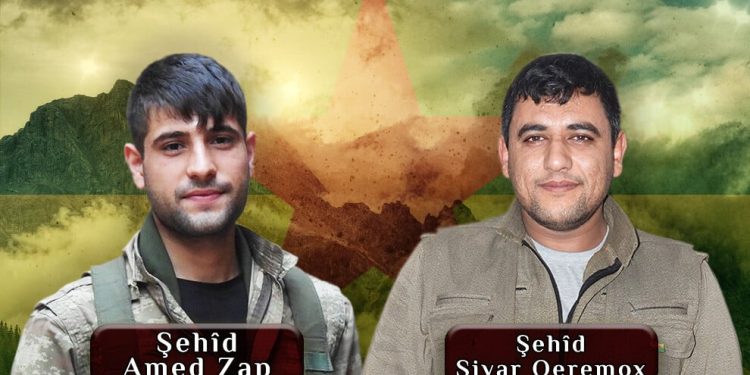 HPG 2 şehidin kimlik bilgilerini açıkladı