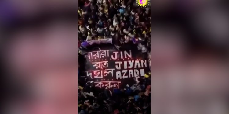 Enternasyonalist Genç Kadınlardan, Jin Jiyan Azadî Serhıldanı İçin Şiir