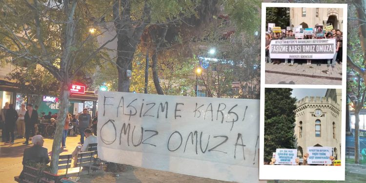 Gençlerden Hacettepedeki Faşist Saldırılara Karşı Bir Çok Kentte Eylem