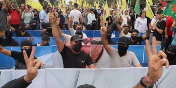 Reqa’da 9 Ekim komplosu kitlesel yürüyüş ile protesto edildi