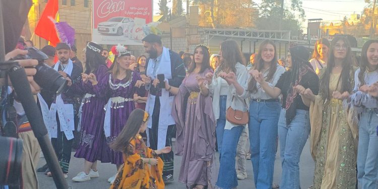 Hesekê Halkı QSD’nin 10. yılını kutladı, Bayram Yasaklarını Protesto Etti