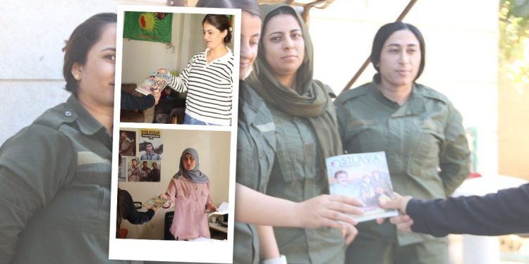 Dirbesiyê Genç Kadınlar Birliği “Silava” Dergisini Dağıttı