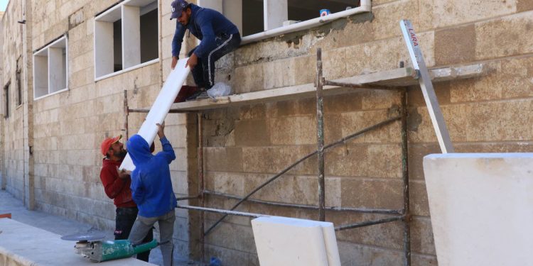 Rakka’da Engelli Bireyler İçin Spor Salonu Yenileniyor