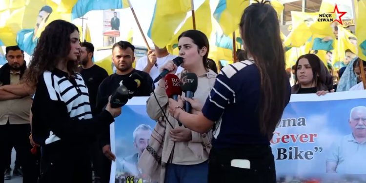 Gençler Şengal’de Önder Apo’nun Özgürlüğü İçin Yürüdü