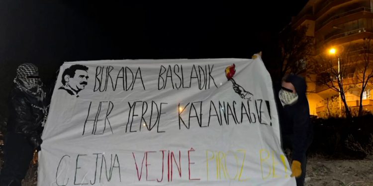 Tuzluçayır ve ODTÜ’de Apocu Komünalist Gençler Eş Zamanlı Olarak Ulusal Direniş Bayramı’nı Kutladı