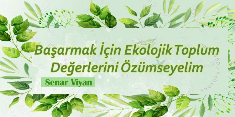 Başarmak İçin Ekolojik Toplum Değerlerini Özümseyelim