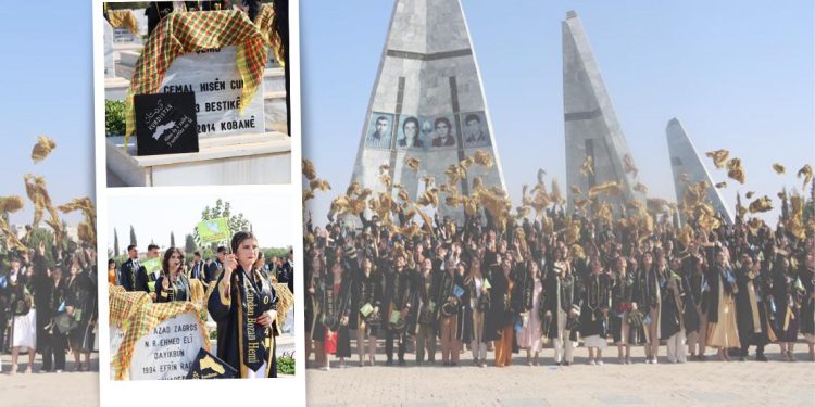Kobanê Üniversitesi’nden 316 Öğrenci Mezun Oldu