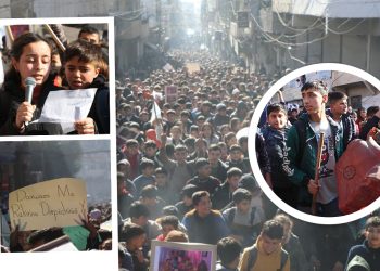 Binlerce Öğrenci Ambargoya Karşı Yürüdü