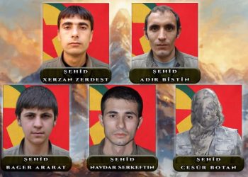HPG-BİM 2019’da Şehit Düşen 5 Özgürlük Gerillasının Kimlik Bilgilerini Paylaştı