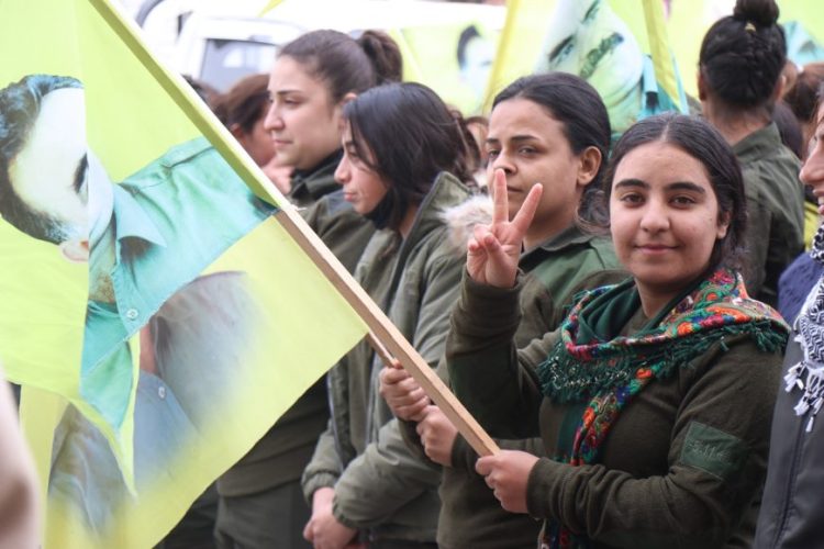 Halep’te Önder Apo’nun Özgürlüğü İçin Yürüyüş Düzenlendi