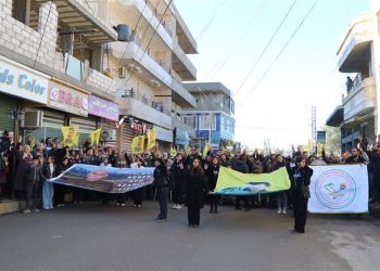 Binlerce Kişi Önder Apo’nun Fiziki Özgürlüğü İçin Yürüdü