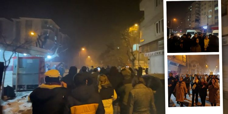 Amed’de Gençler Şêxmeqsûd ve Eşrefiyê’ye Saldırılarına Karşı Yürüdü