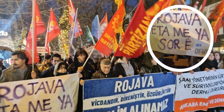 Ankara’da Halep’e Dönük Saldırılar Protesto Edildi