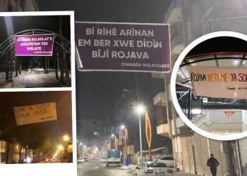 Bismil’de Yurtsever Gençlerden Rojava Saldırılarına Karşı Eylem