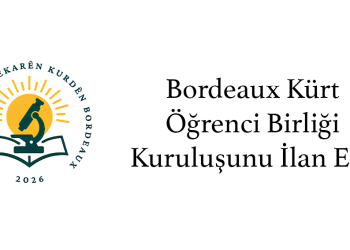 Bordeaux Kürt Öğrenci Birliği Kuruluşunu İlan Etti