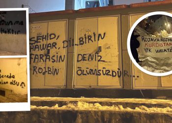 Dersim ve Amed’de Rojava İçin Yazılama