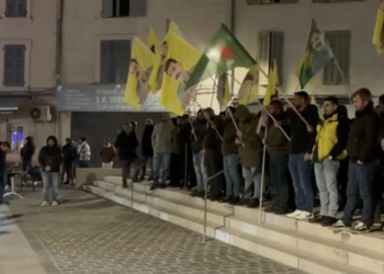 Marignane’de Gençler Rojava İçin Alanda