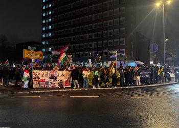 Münster’de Binlerce Kürdistanlı Rojava için Alanlardaydı