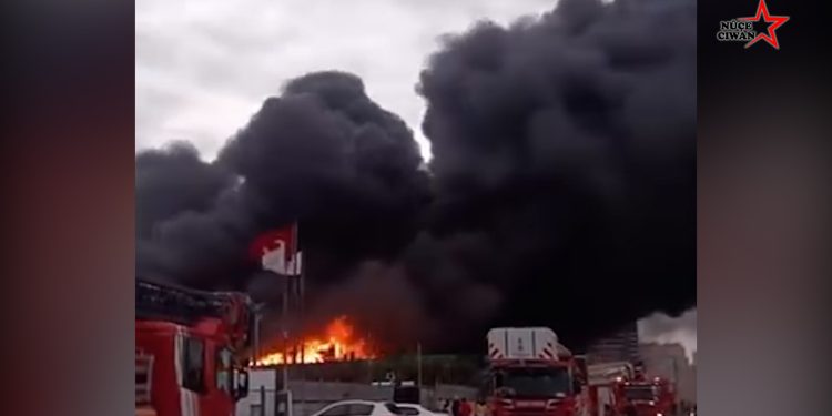 İstanbul’da Yurtsever Gençler’den Rojava’ya Dönük Saldırılara Karşı Eylem