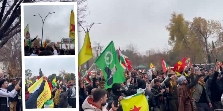 Süleymaniye’de Gençlik Öncülüğünde Kitlesel Halep’e Destek Yürüyüşü