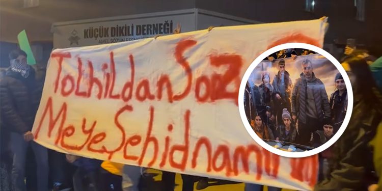 Adana’da Rojava’ya Saldırılara Karşı Yürüyüş