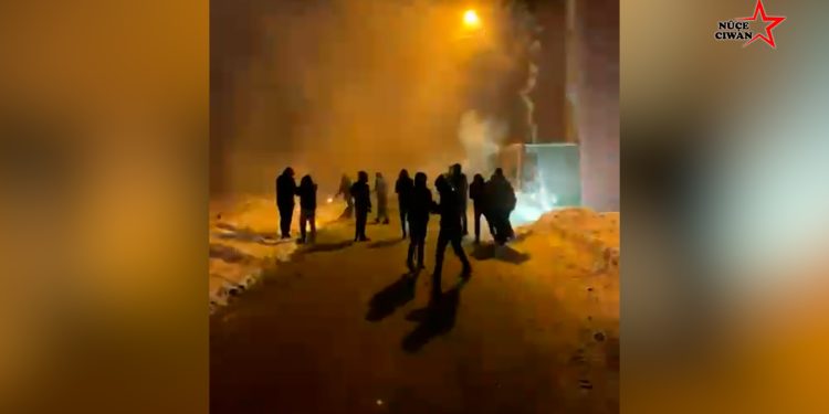 Xaçort’ta Yurtsever Gençlerden Rojava Eylemleri