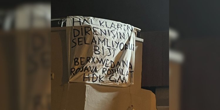 Ankara’da Gençler Rojhilat ve Rojava Direnişini Selamladı