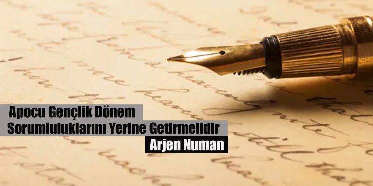 Apocu Gençlik Dönem Sorumluluklarını Yerine Getirmelidir