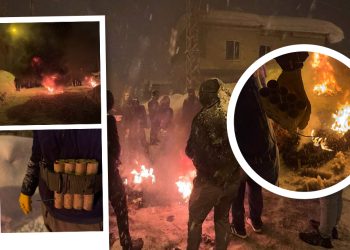 Yurtsever Genç Kadınlar Öncülüğünde Gever’de Rojava Eylemi