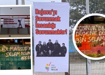 Ankara HDK Gençlik Meclisinden Rojava Saldırılarına Karşı Eylem