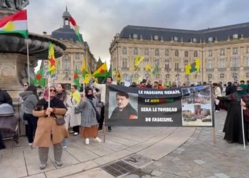 Bordeaux’da binlerce kürt Rojava’daki Saldırları Protesto Etti