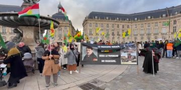 Bordeaux’da binlerce kürt Rojava’daki Saldırları Protesto Etti