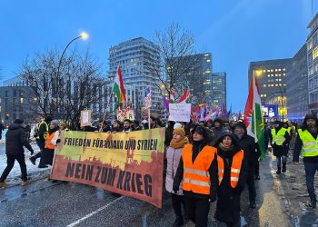 Hamburg’da Binler : HTŞ-Türk Terörüne Diz Çökmeyeceğiz