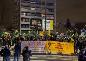 Drancy’de Kürt Gençliği Kobanê’ye Yönelik Saldırıları Protesto Etti