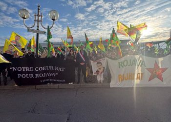 Mulen’de Rojava’ya Yönelik Saldırılar Protesto Edildi