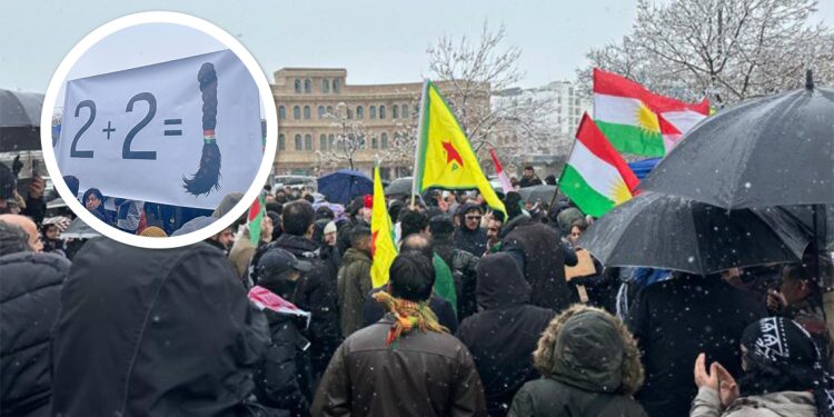 Silêmanîye’de Binlerce Genç Rojava İçin Yürüyor