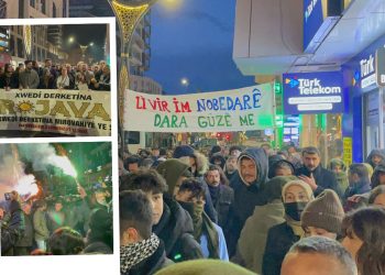 Wan’da Kitlesel Rojava’ya Destek Eylemi