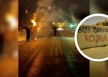 Wan Gençlerinden Halep Saldırılarına Karşı Eylem