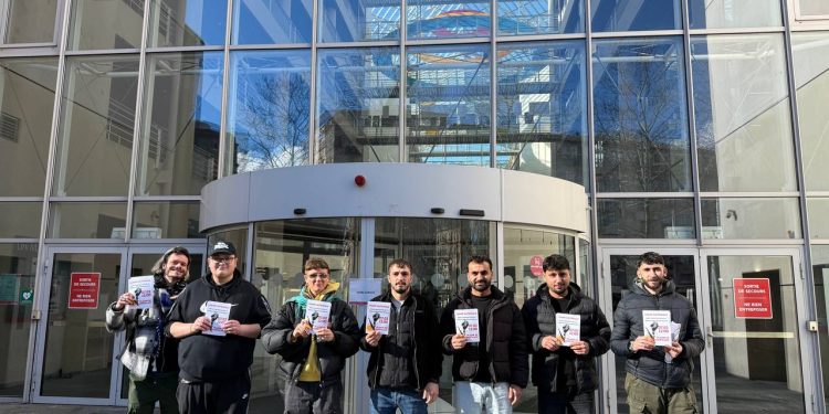 Cenevre’de 7 Şubat Uzun Yürüyüşü Öncesi Bildiri Dağıtımı