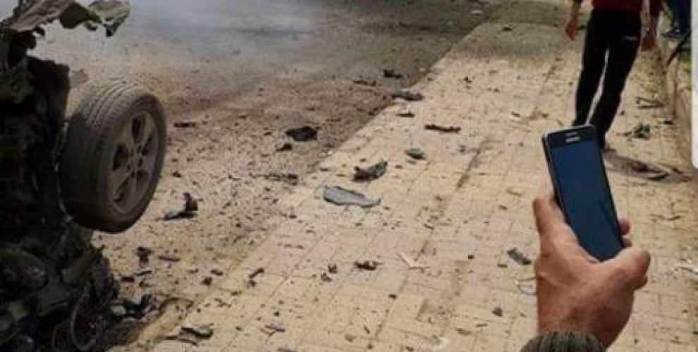 Türk devletinin işgal ettiği Ezaz’da patlama