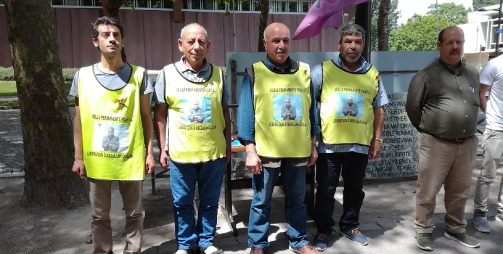 Öcalan’a Özgürlük Nöbeti’ni Saarbrücken grubu devraldı